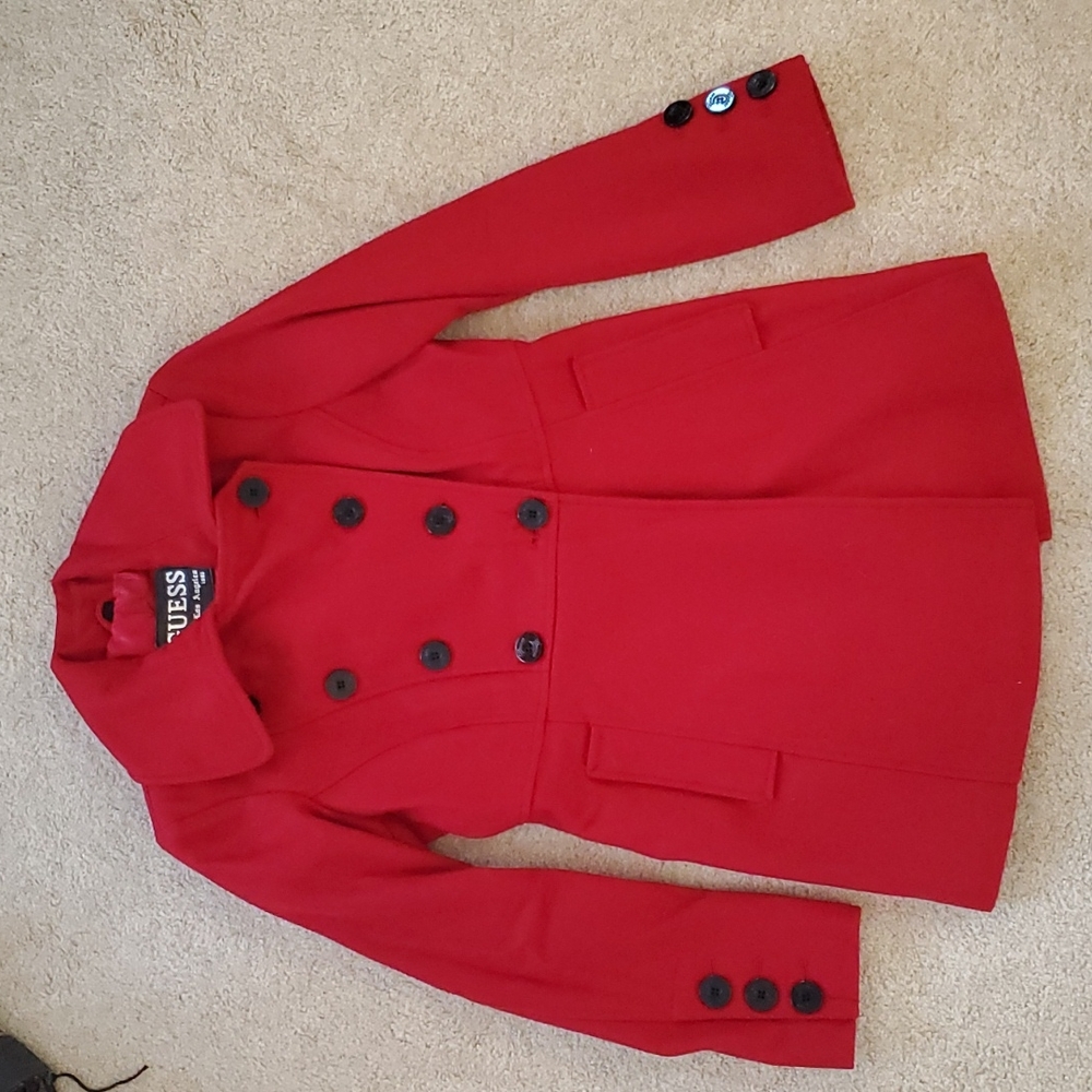 Red Hot Guess Peacoat